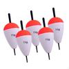 5 Brightly Colored Oval Shaped EVA Foam Fishing Buoys, High Buoyancy for Trout, Catfish, Bass And