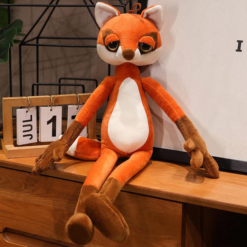Adorable Long-legged Plush Animal Toys Featuring Cute Lion Tiger Leopard And Deer Designs
