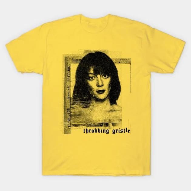 

NEW Throbbing Gristle Yellow Cotton All size S-5XL Gift For Fans T-shirt DS231 Unisex T-Shirt XL