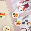 5Pcs 1/12 Dollhouse Miniature Breakfast Plate Egg Bread Simulation Mini Food Model Ornaments Dolls House Accessories Random Sent