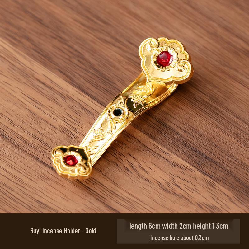 Antique Double-Layer Lotus Incense Holder for Tea Ceremony and Buddha Incense, Multi-Porous Sandalwood Line Burner.