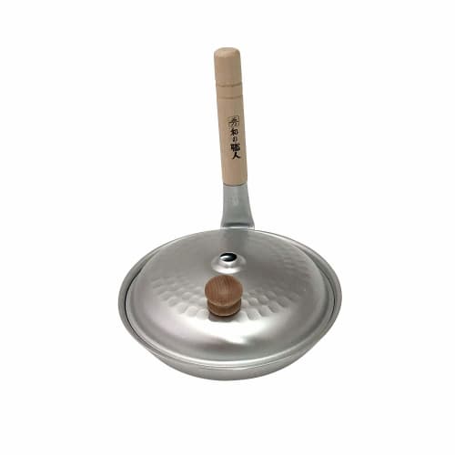 Taniguchi Metal Steaming Oyako Nabe (Pot and Egg Pot) with Lid, 17cm, Made In Japan, Perfect for Oyakodon and Katsudon