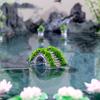 Moss Micro Landscape Jiangnan Chinese Ancient Architecture Pavilion Bridge Rockery Scenery DIY Horticultural Eco-Bottle Decor