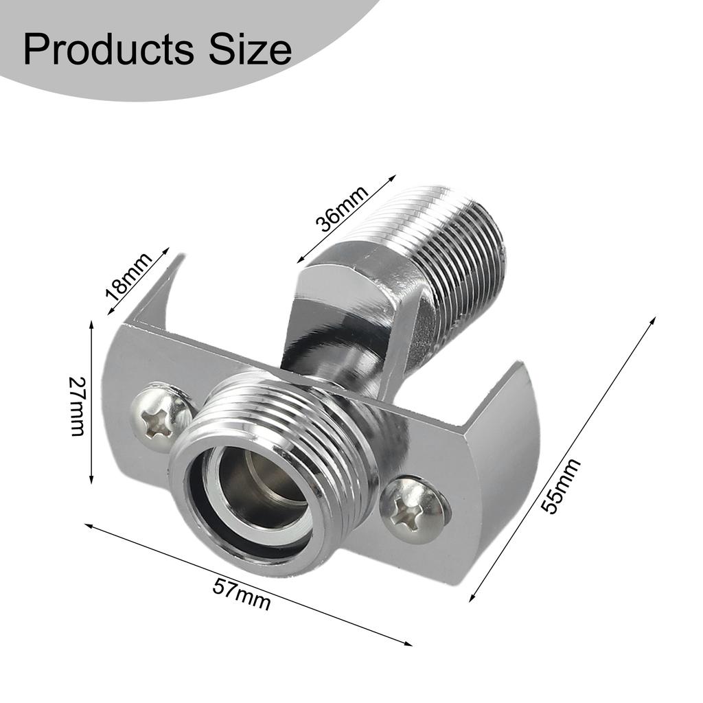 Adjustable Faucet Angled Curved Foot Eccentric Screw Corner Tap Adapter 40 Degree Wall Mounted Faucet Angled Curved Foot Parts