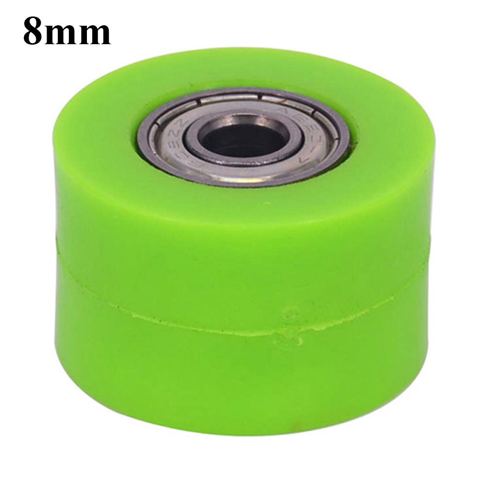 M8 Drive Chain Roller Pulley Wheel Slider Tensioner Wheel Guide For Street Pit Pro Dirt Bike Enduro Motorcycle Motocross CRF 8mm