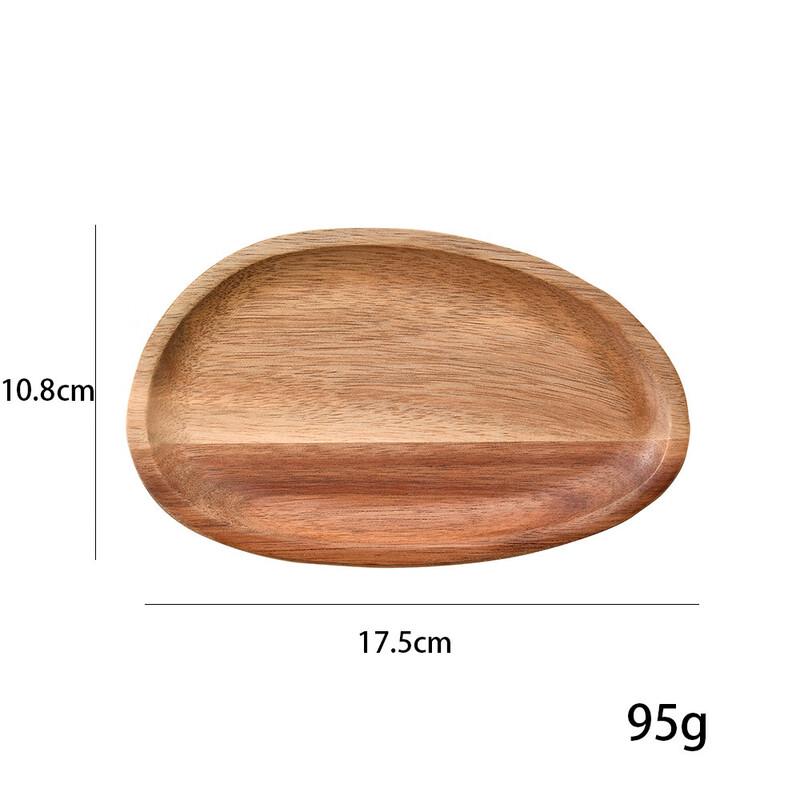 ZISIZ Acacia Wood Sushi and Snack Serving Plate