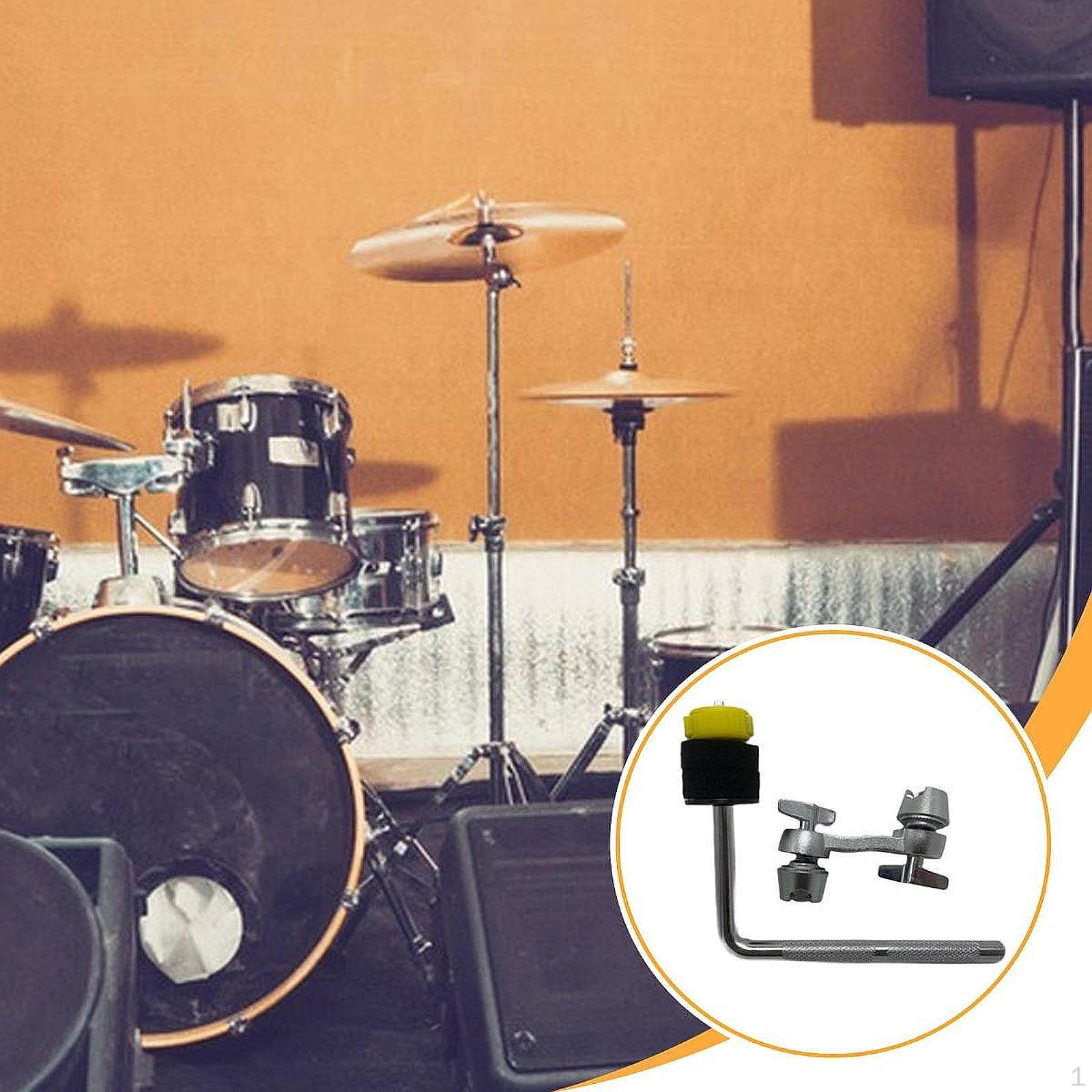 

Удлинитель тарелки Крепление зажима для рычага Аксессуары для высокопроизводительных барабанов L-образный стержень Регулировка жёлтый