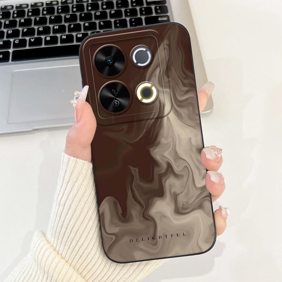 For ITEL P65 New Fashion Dusk Beach Painting Case For Itel P671L ItelP65 4G Soft Silicone Shockproof Phone Cases