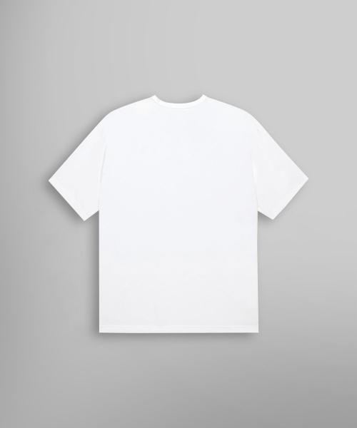 ALPHA INDUSTRIES Relaxed Navy T-Shirt White
