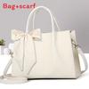Classic Pu Tote Bag For Women With Large Capacity And Retro Style For Daily Use