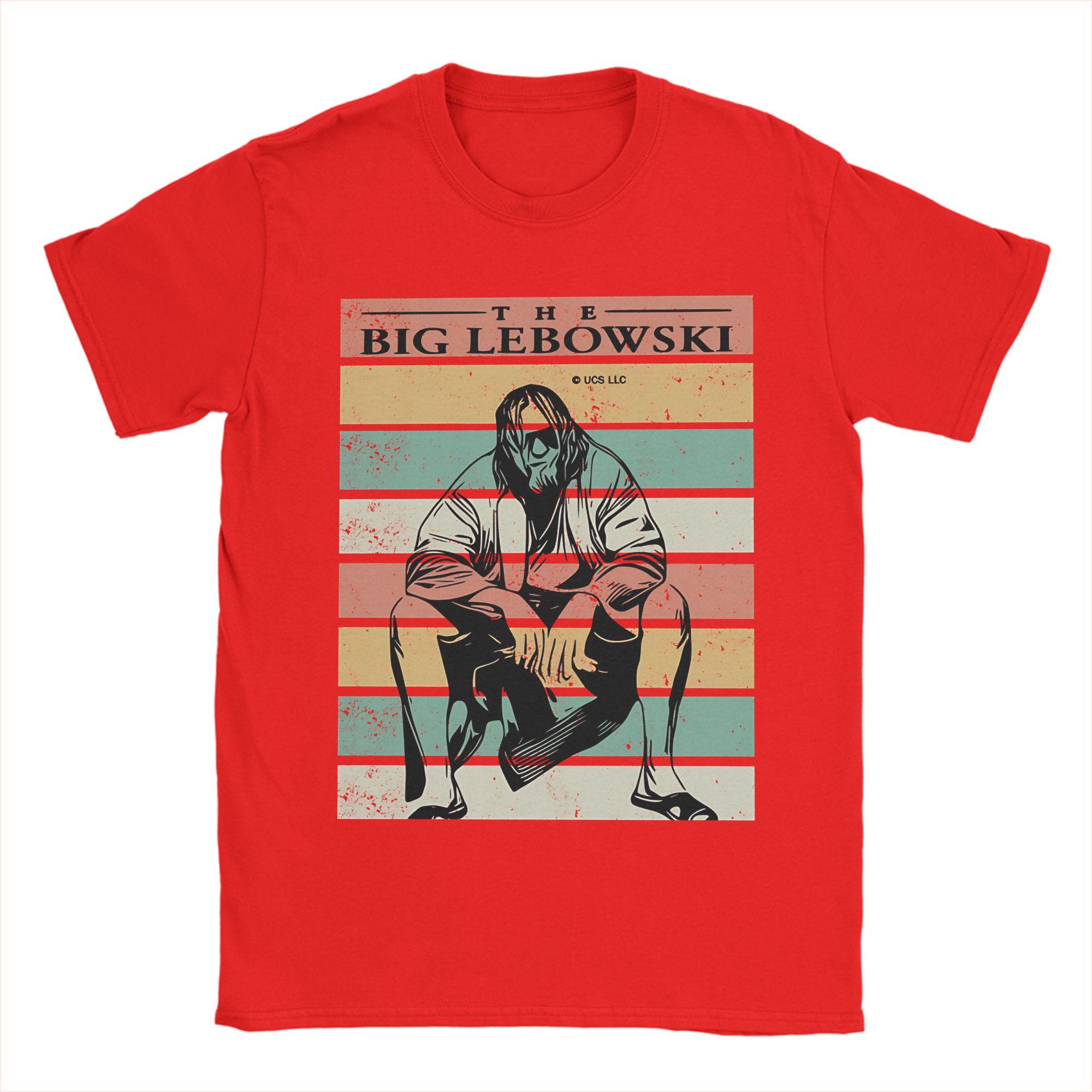 

DDude The Big Lebowski TShirts for Men Humorous Cotton Tees Crewneck Short Sleeve T Shirt New Arrival Tops S