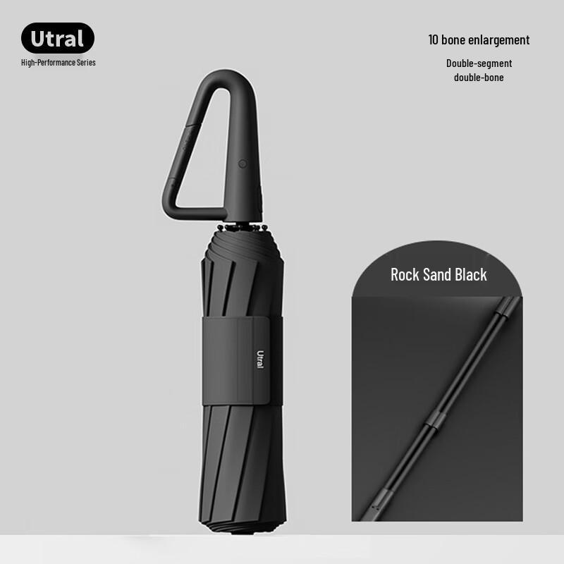 Di Rui En Automatic 3-Fold Sun & Rain Umbrella