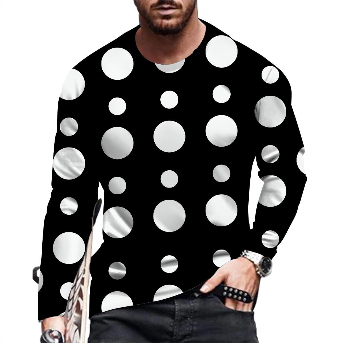 

Повседневная футболка с принтом для ежедневных поездок на работу, персонализированная мужская приталенная футболка большого размера с круглым вырезом. L