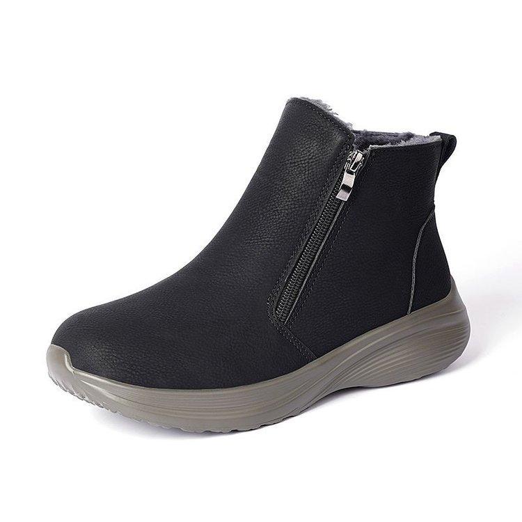 Snow boots women's non-slip 2025 winter new cold-proof cotton shoes piled and thickened Northeast cotton boots thick-soled warm winter boots