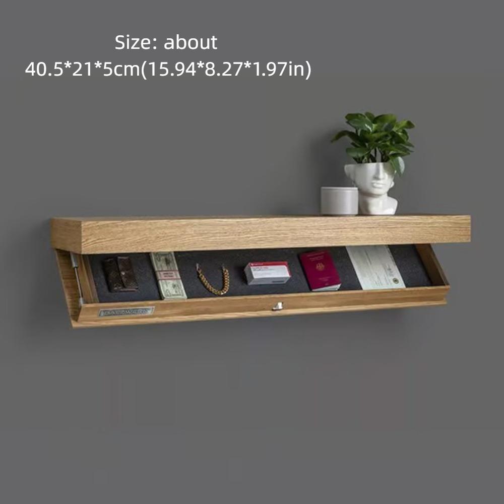 Scaffale di Design Magicflap da Parete Multi-funzione Scomparto Segreto Nascosto Scaffale Galleggiante Scaffali da Parete in Legno Arredamento per la Casa