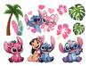 Tatuaggi Temporanei Lavabili Lilo E Stich Stitch Hawaii Compleanno Festa 9 Pz.