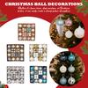 New Christmas Ball Decoration Gift Box Set Painted Electroplated 44pcs Round Ball Special-shaped Christmas Ball Pendant