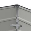 Plant Pot Anthracite 100 X 40 X 45 Cm Steel