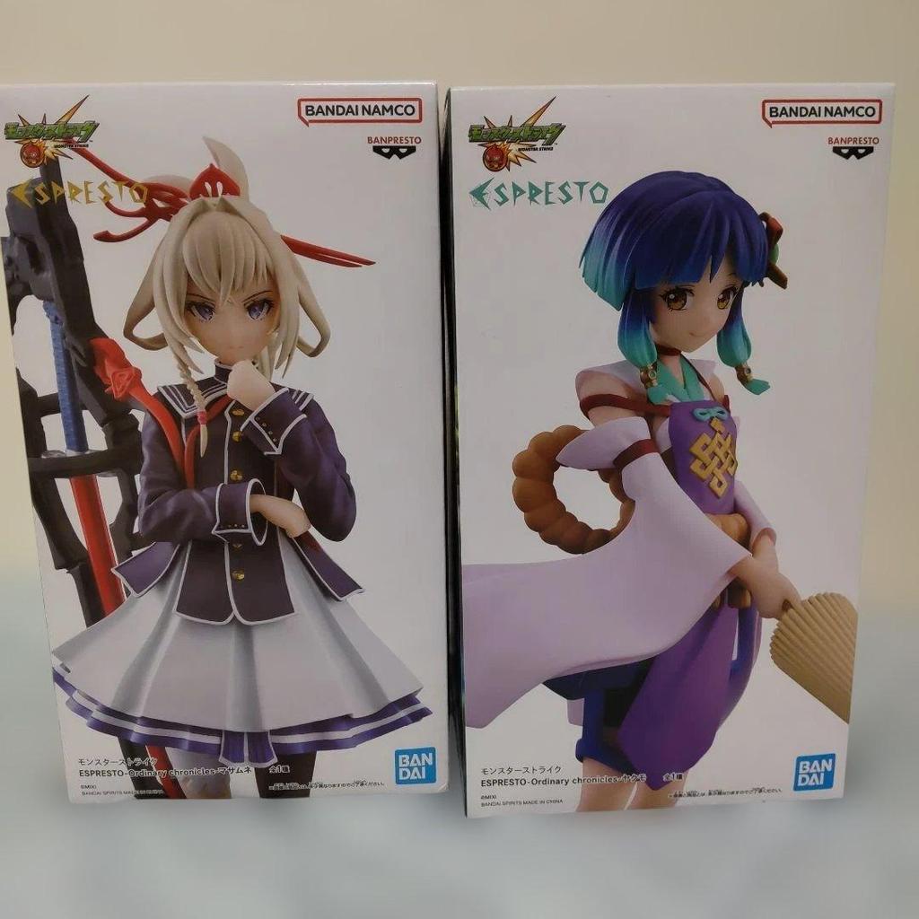 [USED] Namco Limited Prize Monster Strike Yakumo & Masamune Figures
