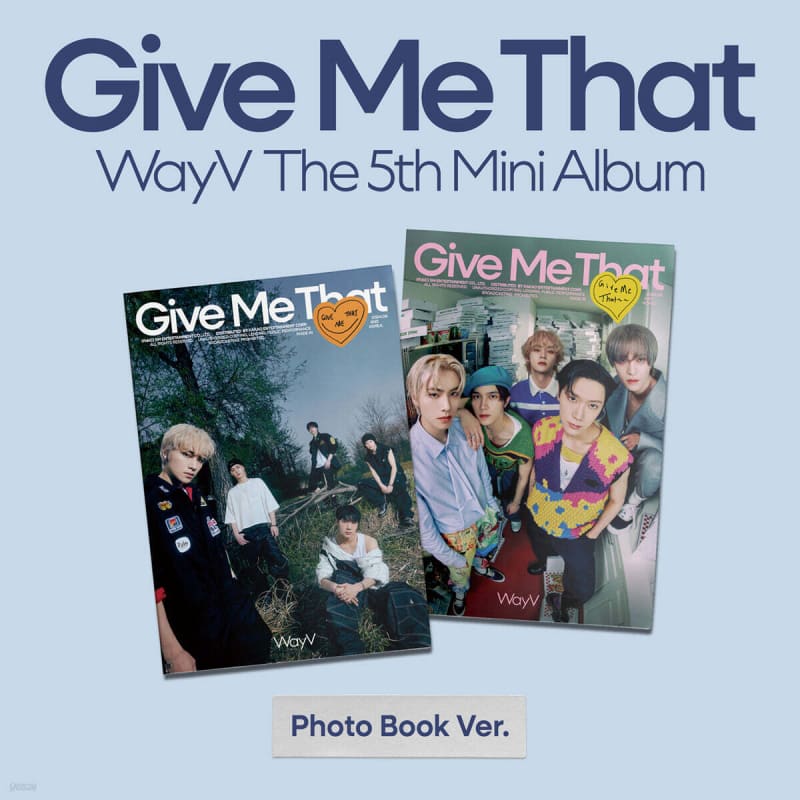 

WayV - 5th Mini Album: Give Me That [Photo Book Ver.] [1 out of 2 randomly sent]
