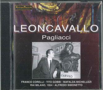 CD RUGGIERO LEONCAVALLO, ORCHESTRA & C - Pagliacci ARPCD0208 ARCHIPEL 2003 Germany Classical Used
