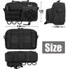 Men's Multifunctional Waist Belt Bag Fanny Pack with Molle Accessories Mobile Gear Hip Bag for Climbing Camping Tool Pouch