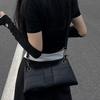 2024 new crocodile pattern retro armpit bag niche design advanced texture foreign style one shoulder baguette bag messenger bag