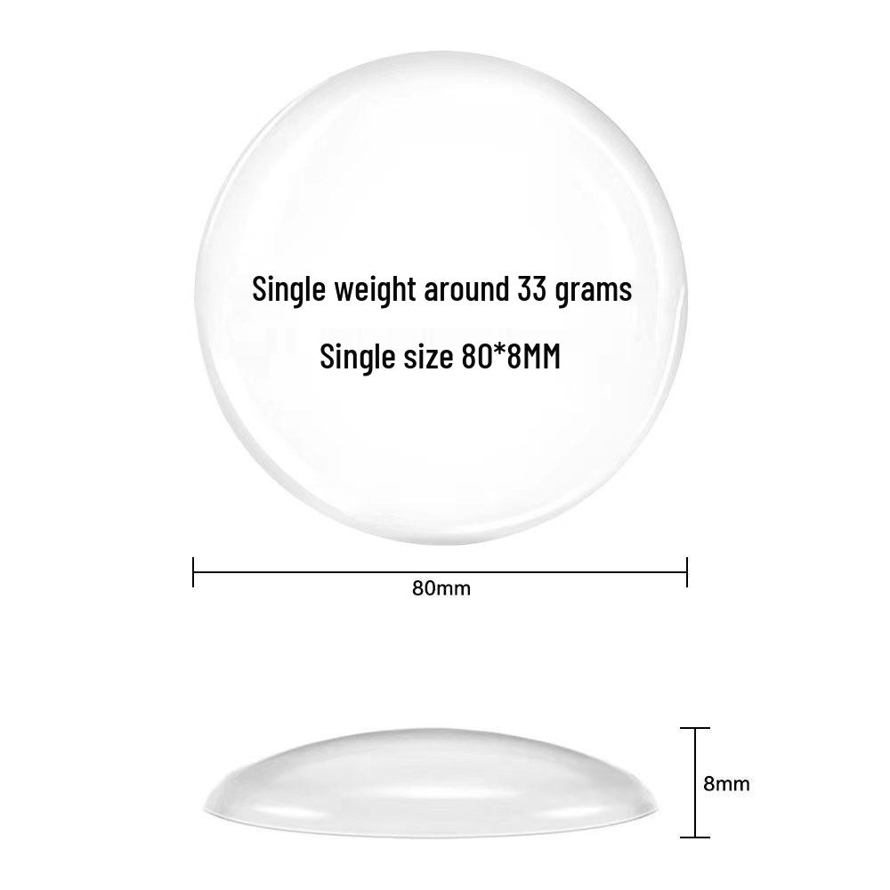 High-Transparency Anti-Collision Door Stopper & Silent Silicone Buffer Pad