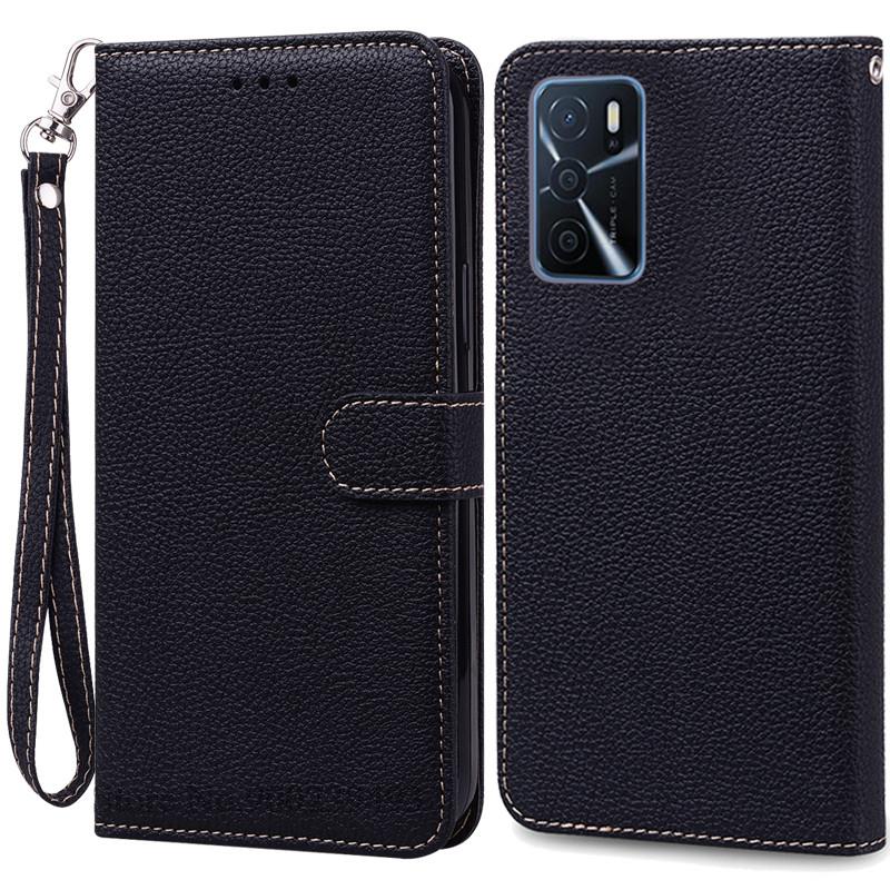 Pour OPPO A16 Étui Portefeuille à Rabat en Cuir Pour Oppo A16s Étui OppoA16 s CPH2269 CPH2271 Étui en Silicone Pour Oppo A16 A16s Housse