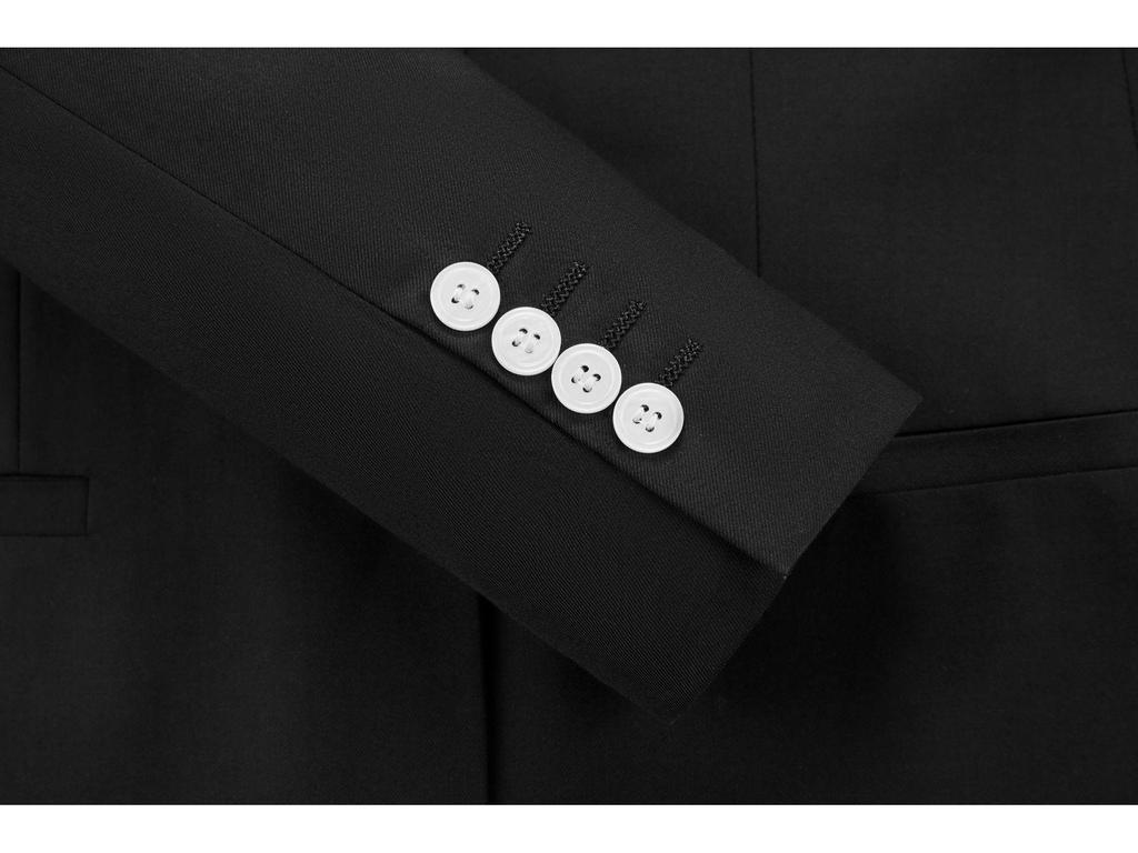 Men's Slim Fit Chinese Stand-Up Collar Zhongshan Suit - Groom Tuxedo, Four Seasons Style