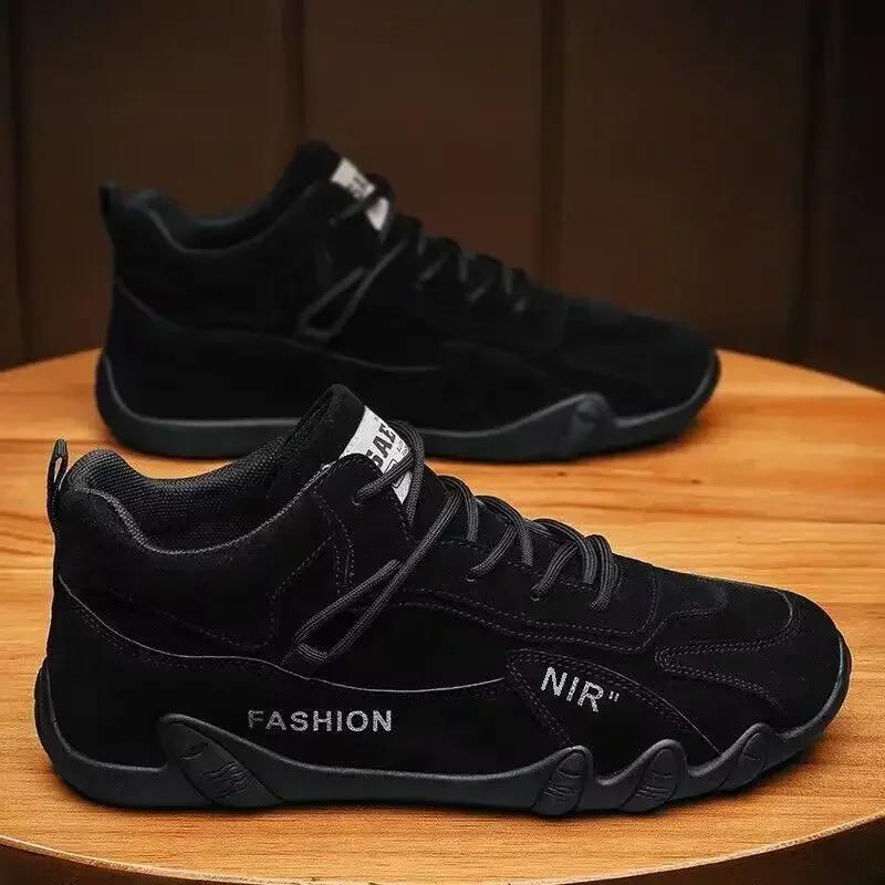 

Men Casual Breathable and Anti Slip Sneakers for Spring Autumn Fashionable Sports Shoes for Men s Outdoor Hiking Sports Shoes 39 чёрный