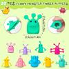 Monster Stretchy Finger Puppets Funny Soft Rubber Doll Sets For Role Playing Birthday Halloween Kids Party Favors