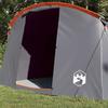Tunnel Tent for 4 Persons Gray and Orange 318 x 275 x 140 cm