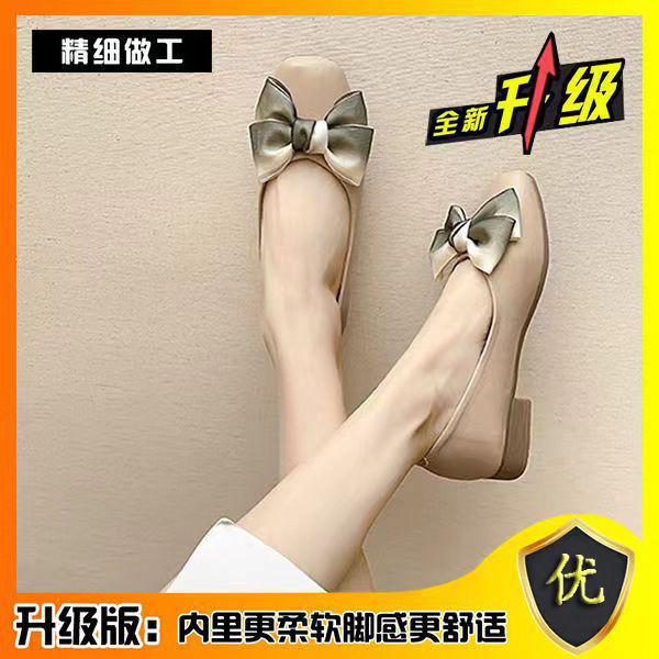 Mary Jane small leather shoes women's low-heeled real soft leather single shoes women's versatile student flat women's shoes