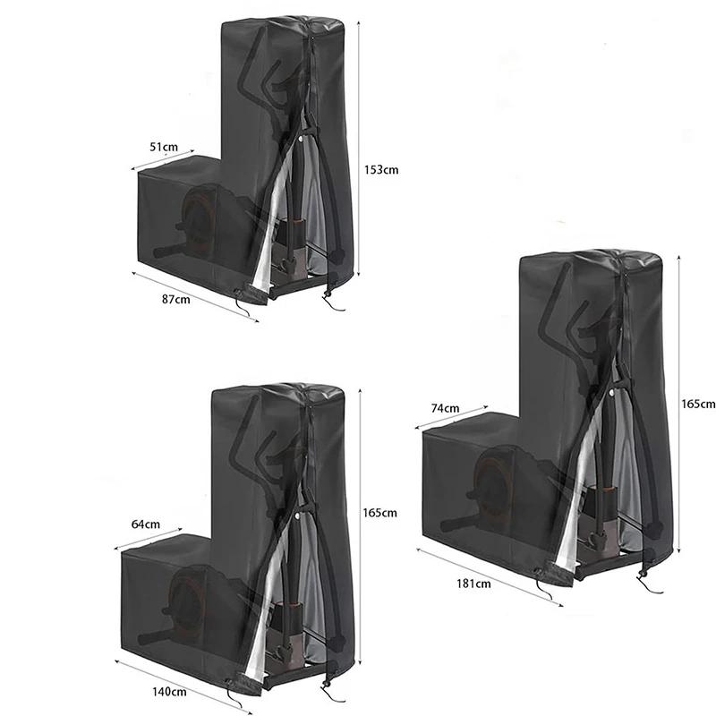 3 Size Waterproof Dust Proof Fitness Equipment Cover Made of Oxford Cloth Perfect for Outdoor Bike Elliptical Machine Protection