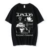 2025 Summer Sci Fi Anime T Shirt Serial ExperiUnisexts Lain Iwakura Graphic Tee Unisex Women Unisex 100 Pure Cotton Printed Tshirt