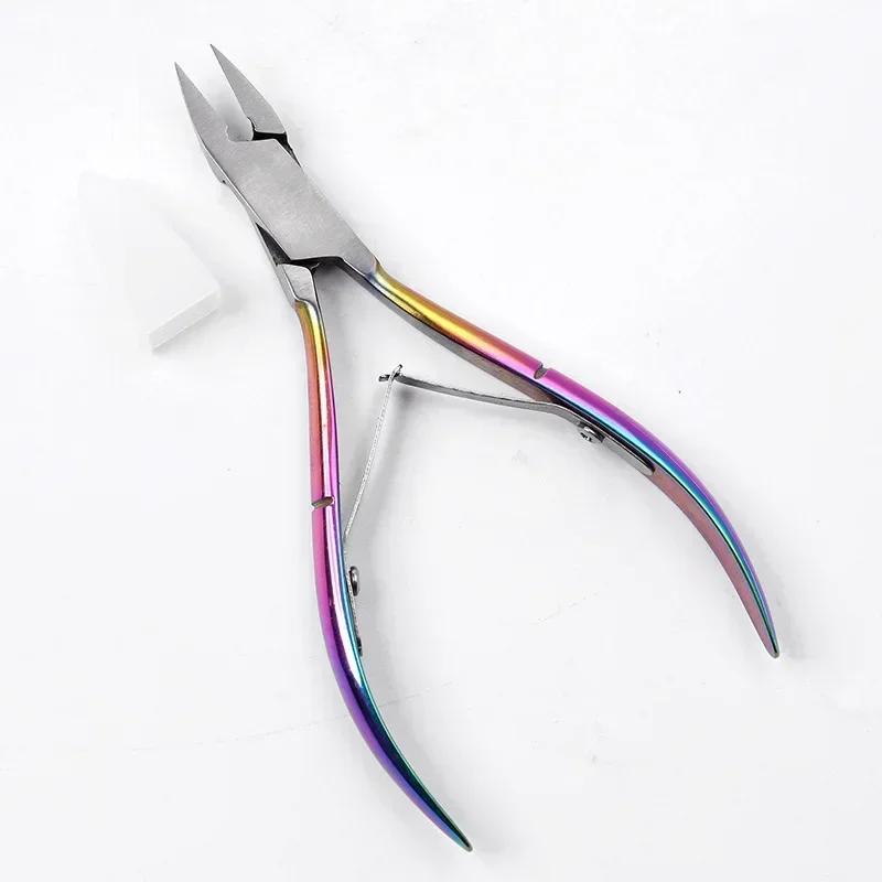 Professional Cuticle Cutter Manicure Scissors Stainless Steel Pliers Cuticle Remover Nippers Nail Trimmer Clippers Pedicure Tool
