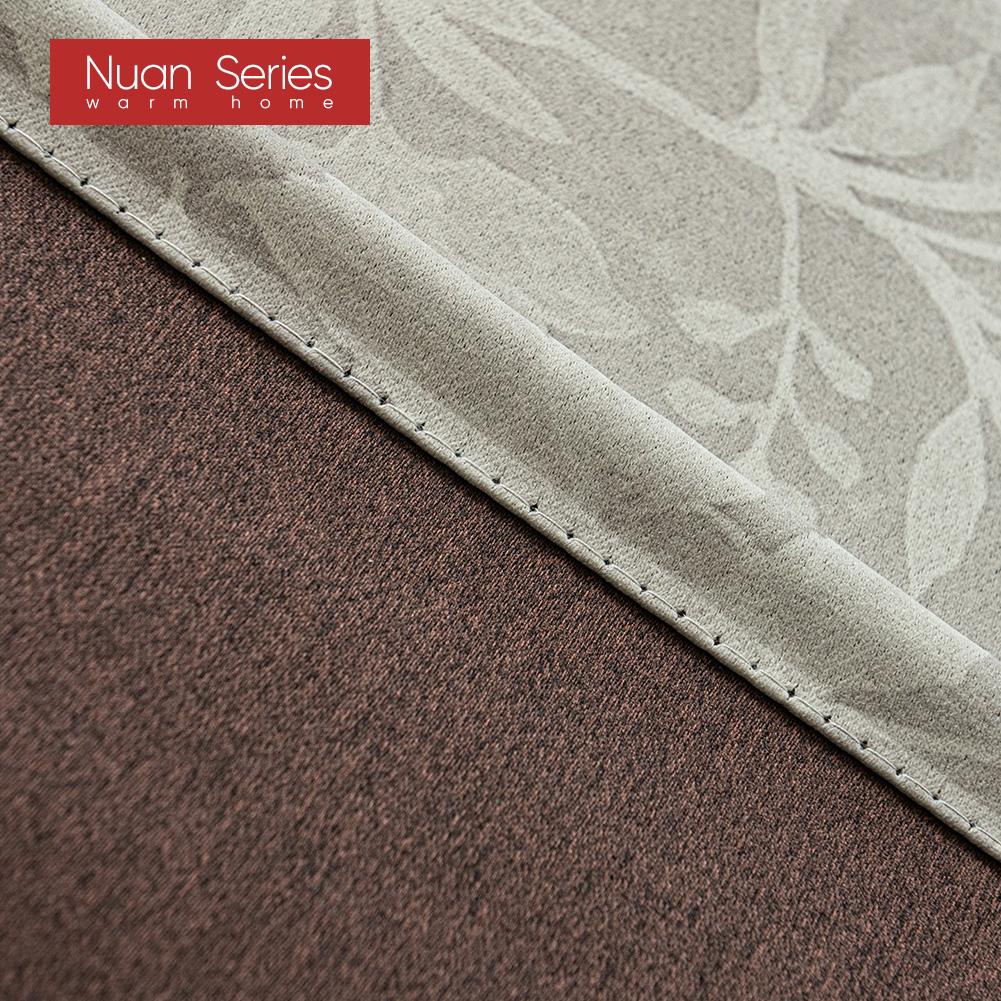 1PC Nuan Series French Gentle Printed Curtains with 70-80% Blackout for Bedroom Living Room Window for Home Decor