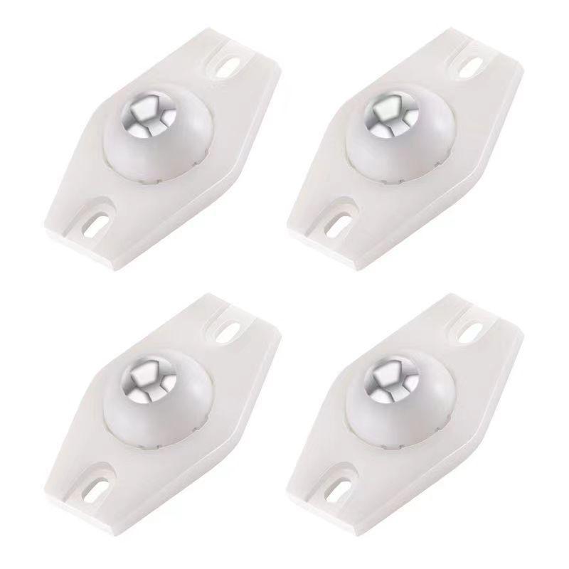 

4Pcs Self Adhesive Caster Wheels Caster Wheel 360 Degree Rotation Paste Swivel Wheels Sticky Pulley Paste Moving Roller Kit Single bead