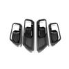 For Toyota Land Cruiser 2024-2026 Inner Door Handle Bowl Trim Carbon Fiber 4pc