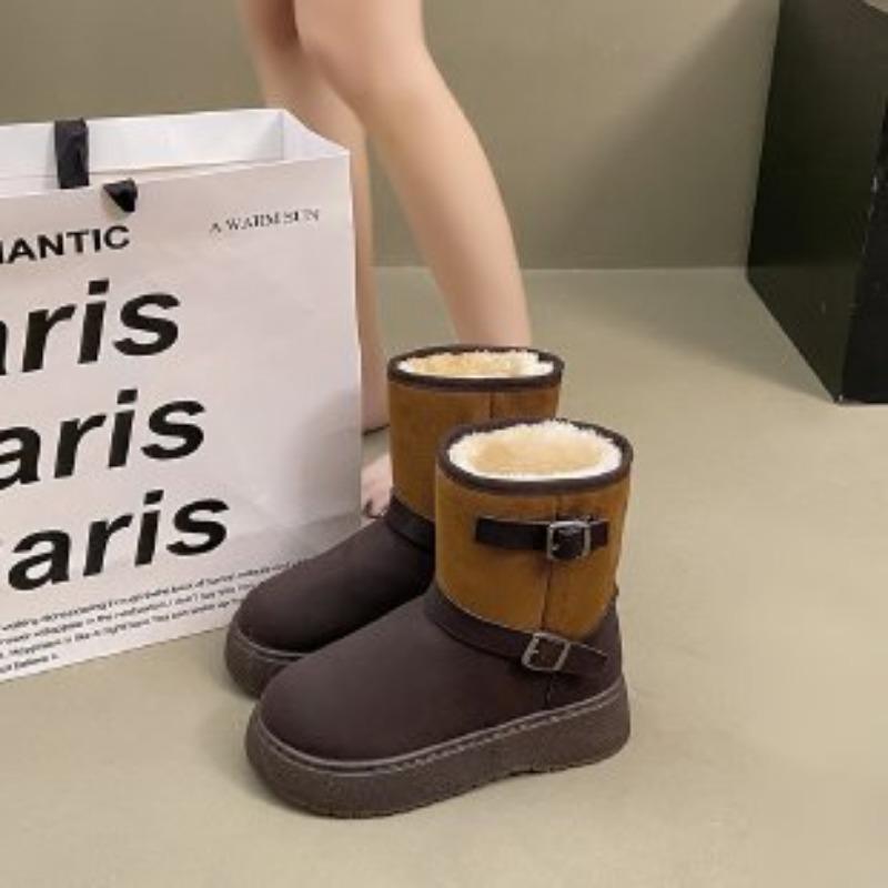 

Женские осенне-зимние теплые, холодоустойчивые, легкие, для пешего туризма, альпинизма, водонепроницаемые, нескользящие высокие ботинки, снежные хлопковые ботинки 42 темно-коричневого