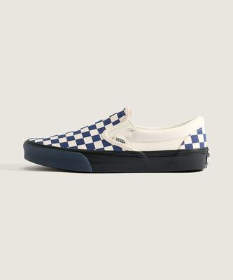 Vans Classic Slip-On - (Checkerboard) Navy:White / Vn000Eacgjt1