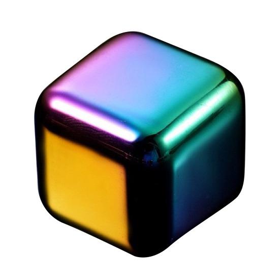 Pietre de Whiskey din Oțel Inoxidabil Răcitoare Reutilizabile pentru Băuturi Ne diluante și Sigure pentru Mașina de Spălat Vase Cuburi de Gheață Metalice pentru Whiskey Răcitor de Vin Ustensilă de Bar