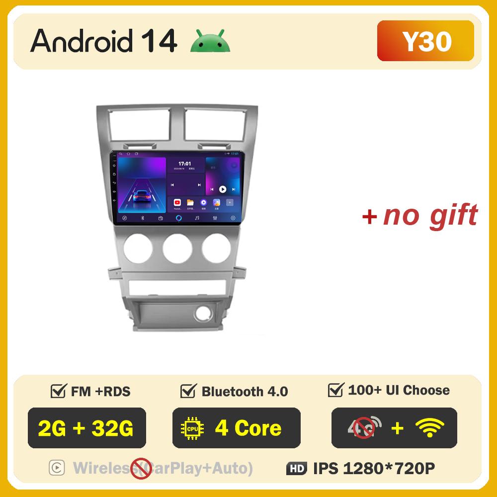 

Car Radio Carplay For Dodge Avenger JS 2007 - 2010 For Dodge Nitro 2006 - 2011 Navigation GPS Android Auto Stereo 4G No 2din DVD