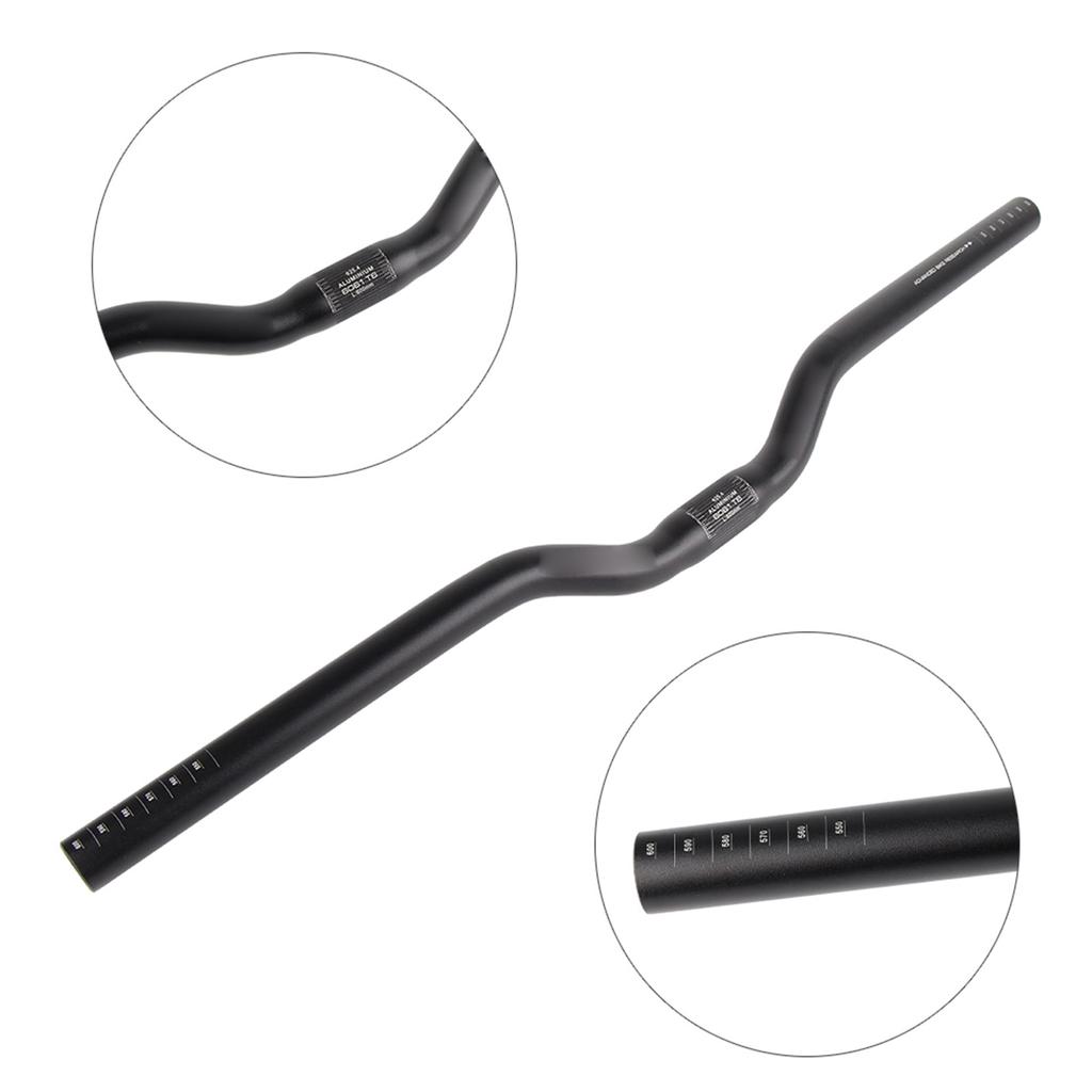 Lenker 25,4 mm Aluminiumlegierung Mountainbike Rennrad Lenker mit Anti-Rutsch-Design für Radsportbegeisterte