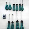 Steel Screwdriver With Industrial Magnetized Tip Flat & Slotted Bit  Screwdriver Multifunctional Magnetic Tool