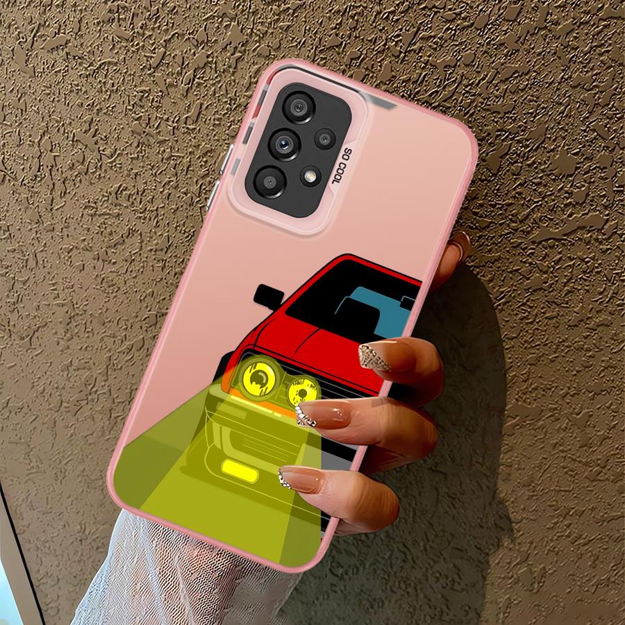 JDM Sprot Car Case For Samsung For Galaxy A15 A13 A32 A14 A16 A34 A25 A24 A23 A17 A12 Soft Cover
