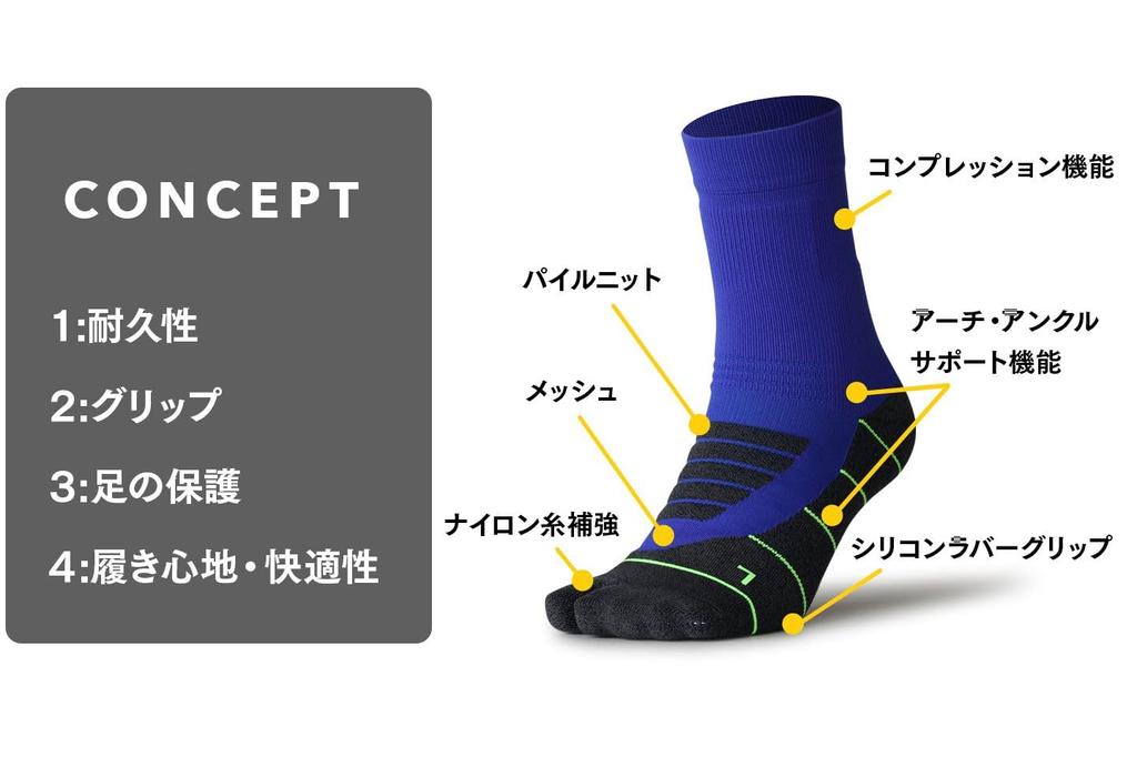 Tabio Baseball Tabi Crew Sizes Made In Sarashi Socks, 25.0-27.0cm, Japan,