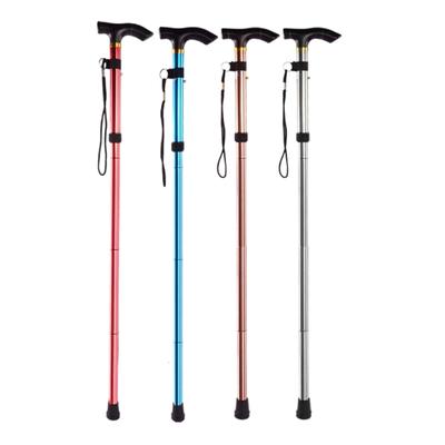 Walking Sticks Aluminum Alloy Climbing Cane Telescopic Folding Climbing and Hiking Cane Trekking Pole Elderly Cane