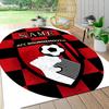 Custom Name German Flag Crest Carpet Rug Customizable Soft Washable Anti-Slip Home Living Room Sofa Mats Personalized Rug. 0909192